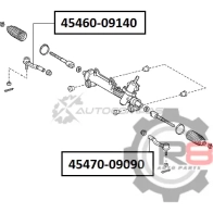 Наконечник рулевой (левый) R8 XJV VM R845470-09090 1441276291 - Изображение 2