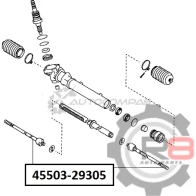 Тяга рулевая R8 1441276301 9 01BZ R845503-29305 - Изображение 2