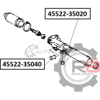 Сайлентблок рулевой рейки (small) R8 1441276333 9 EG9QGH R845522-35020 - Изображение 2