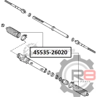 Пыльник рулевой рейки - 16 x 52 x 174 R8 R845535-26020 A7KBT ZZ 1441276337 - Изображение 2