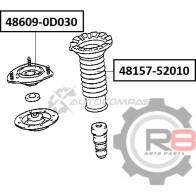 Пыльник переднего амортизатора R8 1441276362 R848157-52010 2 JOI7R - Изображение 2