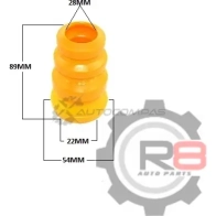 Отбойник переднего амортизатора - d22 x 89