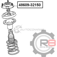 Опора переднего амортизатора R8 1441276424 5H6 7ALC R848609-32150 - Изображение 2