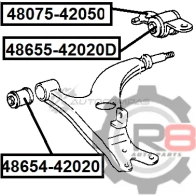 Сайлентблок переднего нижнего рычага (передний) R8 R848654-42020 5 274S 1441276463 - Изображение 2