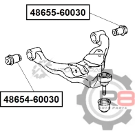 Сайлентблок переднего нижнего рычага (передний) R8 P1WX PP 1441276466 R848654-60030 - Изображение 2