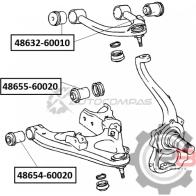 Сайлентблок переднего нижнего рычага (задний) R8 R848655-60020 ELT TB 1441276495 - Изображение 2