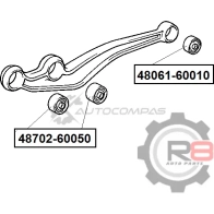 Сайлентблок переднего нижнего рычага (передний) R8 R848702-60050 1441276522 H8 NQ0 - Изображение 2