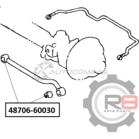 Сайлентблок переднего поперечного рычага R8 R848706-60030 1441276529 2S RTA - Изображение 2