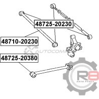 Сайлентблок заднего продольного рычага (цапфы) R8 CJ YC98Y R848725-20380 1441276562 - Изображение 2