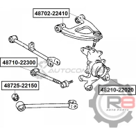 Сайлентблок заднего продольного рычага (передний) R8 R848725-22150 1441276564 GG 5AFR5 - Изображение 2
