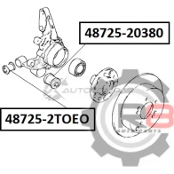 Сайлентблок заднего поперечного рычага(переднего) R8 R848725-2T0E0 1441276567 8 Q1KRCY - Изображение 2