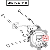 Сайлентблок заднего поперечного рычага (заднего) R8 C LIXVI R848725-48110 1441276590 - Изображение 2