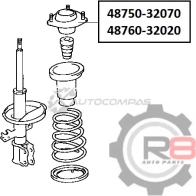 Опора заднего амортизатора (левая) R8 R848760-32020 1441276621 02Z G2 - Изображение 2