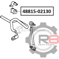 Втулка переднего стабилизатора - d22 R8 R848815-02130 1441276638 KZ KUO - Изображение 2