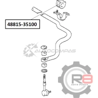 Втулка переднего стабилизатора - d26 R8 AN MSHV R848815-35100 1441276686 - Изображение 2