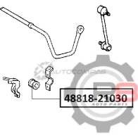 Втулка заднего стабилизатора - d17 R8 1441276720 R848818-21030 0 BQ68Y - Изображение 2