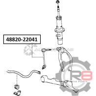 Тяга переднего стабилизатора R8 1441276737 R848820-22041 R ZZ0XX - Изображение 2