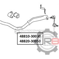 Тяга переднего стабилизатора (правая) R8 1441276743 YZK KFI1 R848820-30050 - Изображение 2