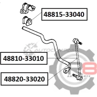 Тяга переднего стабилизатора (правая) R8 XYYX F6 1441276745 R848820-33020 - Изображение 2