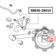 Тяга заднего стабилизатора R8 1441276754 BIK 84 R848830-28010 - Изображение 2