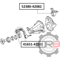 Подушка задняя дифференциала R8 R852380-42082 1441276785 BL CWCXU - Изображение 2