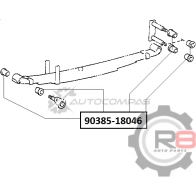 Втулка задней рессоры R8 R890385-18046 OTEY A 1441276805 - Изображение 2