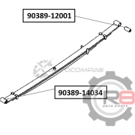 Сайлентблок задней рессоры R8 R890389-12001 1441276813 Y7 T4FLM - Изображение 2