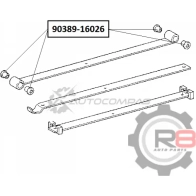 Сайлентблок рессоры - 16 x 40 x 41 R8 1441276820 R890389-16026 OXXO S - Изображение 2