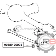 Сайлентблок переднего поперечного рычага (внешний) R8 1441276824 TK RXT R890389-20001 - Изображение 2