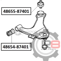 Сайлентблок переднего нижнего рычага (задний) R8 QEI KHXB 1441276879 R848655-87401 - Изображение 2