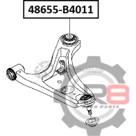 Сайлентблок переднего нижнего рычага (задний) R8 CV783S B R848655-B4011 1441276881 - Изображение 2