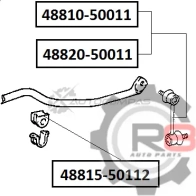 Тяга переднего стабилизатора (правая) R8 R848820-50011 1441276908 94X6 H - Изображение 2