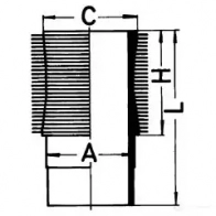 Гильза цилиндра KOLBENSCHMIDT 2962940 AZ E6UJ3 89495110 4028977300134