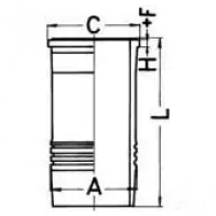 Гильза цилиндра KOLBENSCHMIDT 1437566859 RC5 TG 89934110