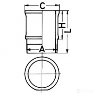 Гильза цилиндра KOLBENSCHMIDT QO B133L 2962738 4028977136887 88589110