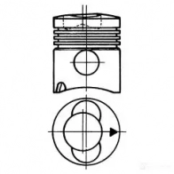 Гильза цилиндра KOLBENSCHMIDT 2962754 KYF MR 88634110 4028977139819