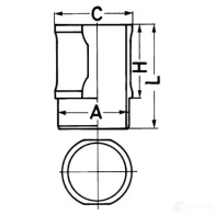 Гильза цилиндра KOLBENSCHMIDT 5SDM T7A 4028977137174 2962739 88592110