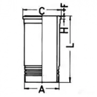 Гильза цилиндра KOLBENSCHMIDT Z 6JI18J 4028977680427 2963021 89864110