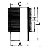 Гильза цилиндра KOLBENSCHMIDT 4028977154133 9801662 89074110 6L 49N