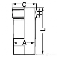 Гильза цилиндра KOLBENSCHMIDT 2962680 6V11Z VT 88332110 4028977128745