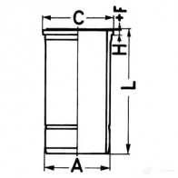 Гильза цилиндра KOLBENSCHMIDT 0NMX K 2963041 89897110 4028977824401