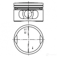 Поршень KOLBENSCHMIDT 40290600 1WX GXOT Mitsubishi Pajero 3 (V6, V7) Внедорожник 2д 3.2 DI D (V68W. V78W) 165 л.с. 2000 – 2006 4028977611421