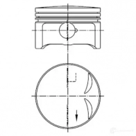 Поршень KOLBENSCHMIDT Mercedes Sprinter (903) 1 Фургон 2.3 314 143 л.с. 1995 – 2006 QAY TL 4028977300684 94952600