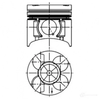 Поршень KOLBENSCHMIDT 6 2QA0 40391620 Opel Astra (G) 2 Универсал 1.7 DTI 16V (F35) 75 л.с. 2000 – 2004 4028977650529