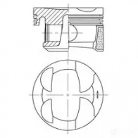 Поршень KOLBENSCHMIDT 41705620 RDBOB Y 1437960145