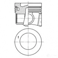 Поршень KOLBENSCHMIDT 1437956365 41271610 AN U6X3