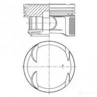 Поршень KOLBENSCHMIDT 41766600 1437956566 LHK BQ