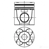 Поршень KOLBENSCHMIDT 4028977675706 8 BA56A 40610600 2952907