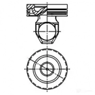 Поршень KOLBENSCHMIDT 2952739 40338600 4028977677052 WZ I01N4