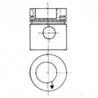 Поршень KOLBENSCHMIDT 1423440748 JMKPF BV 93831600 4028977172007